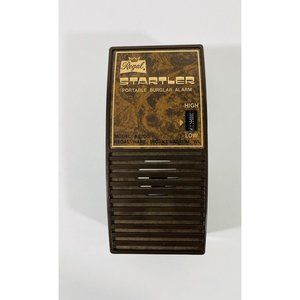 Vintage Regal Startler Portable Electronic Burglar Alarm Doorknob Retro Works